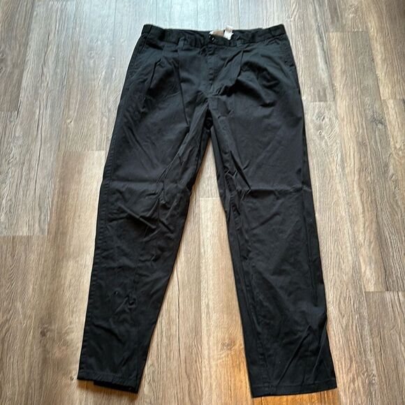 🔥FIRM BIG & TALL | NEW King Size Black Chinos / Khaki Pants Men’s Size 44 x 38 - Picture 1 of 7